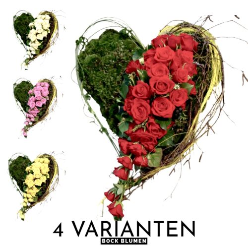 Geteiltes Herz 4 Varianten Auswahl